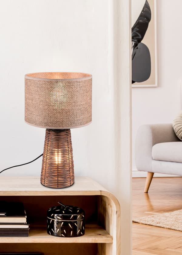 Bordslampa STRAW brun RL R50972026