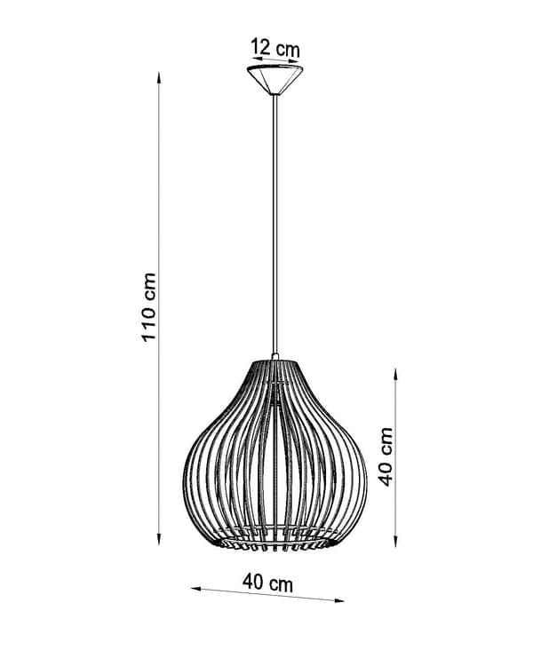 APRILLA Sollux Lighting SL.0639 Pendellampe