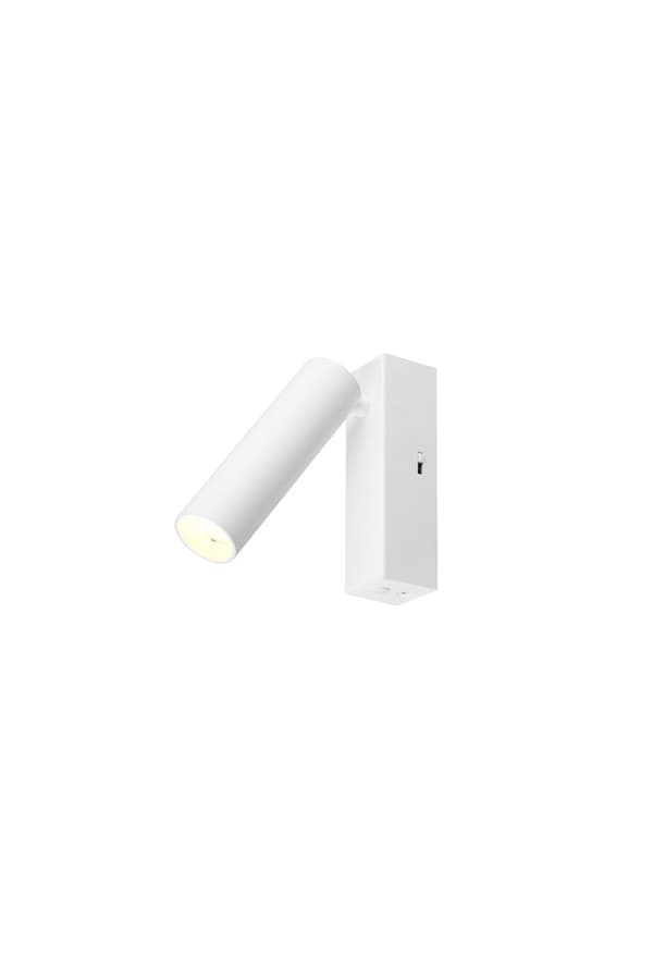 Väggspotlight modern vit rektangulär dimbar variabel färg LED 5.5W AMBALA Trio