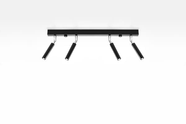 EYETECH 4 musta kattokisko Sollux Lighting SL.0900