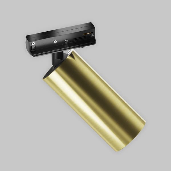 1-vaiheinen kulta-musta LED-kohdevalo 12W 3000K FOCUS LED Maytoni Technical