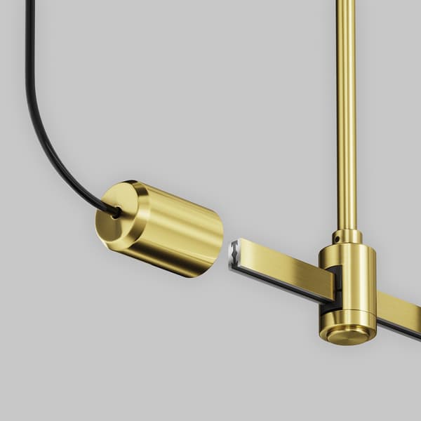 Loftmontering med sideindgang i messing FLARITY Maytoni Technical