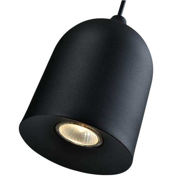 Minimalistisk sort pendellampe 1xGU10 8W NILO Light Prestige