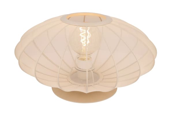 Bordlampe messing creme af mesh E27 Corina Lucide