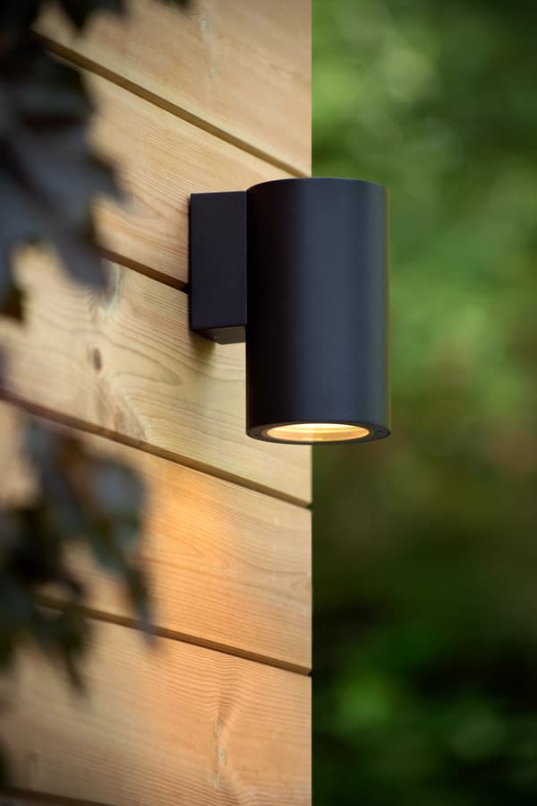 Ulkoseinävalaisin musta E27 40W VOLANTIS Lucide