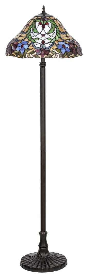 Tiffany gulvlampe E27 2x60W Mirella 8088 Rabalux