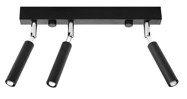 EYETECH 3 sort loftskinne Sollux Lighting SL.0899
