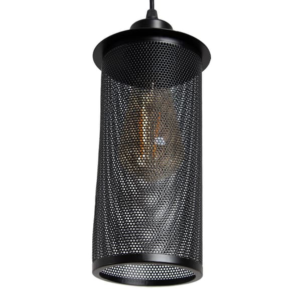 Pendellampe sort lanterne 1xE27 Midnight Abigali