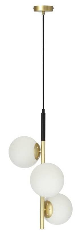 Candellux lysekrone sort - guld E14 DUO 33-01276