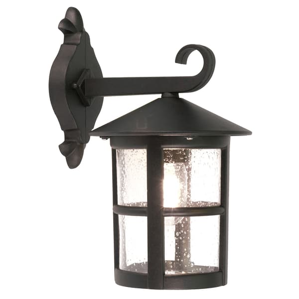 Ulkoseinävalaisin Hereford 1xE27 musta Elstead BL21-G-BLACK