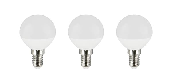 LED-pære hvid kugleformet E14 5W neutral 470lm RL