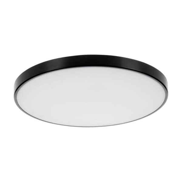Moderne LED-loftlampe 20W sort rund Ø39cm variabel farve PLAFON Kanlux