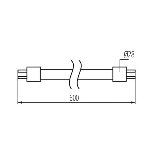 LED-lysrör G13 9W kallvit Kanlux 26063