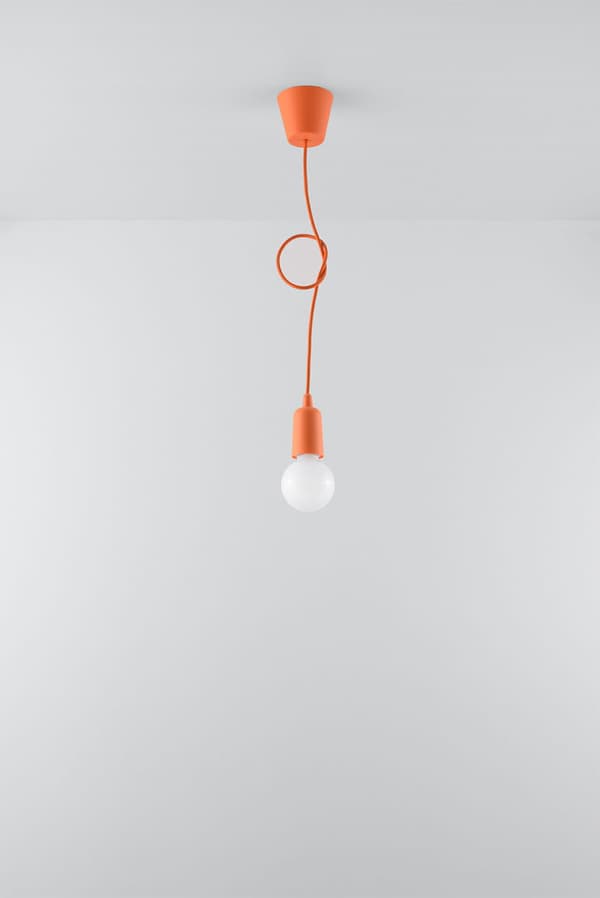 DIEGO 1 pendel, orange Sollux Lighting SL.0584