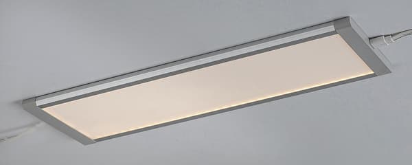 Hvid rektangulær underskabsbelysning infrarød sensor dæmpbar til køkken variabel farve LED 6W TARELO Rabalux