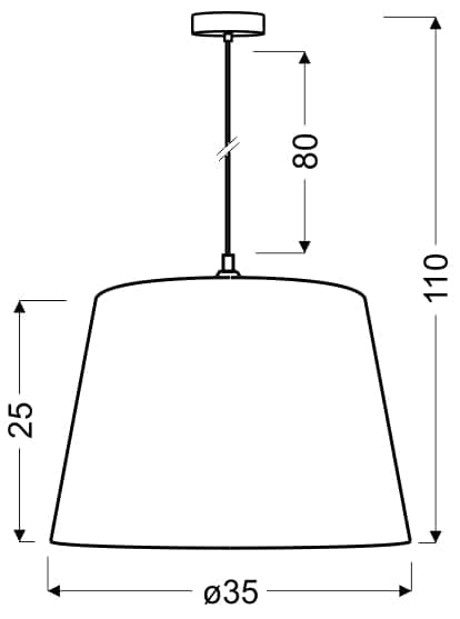 Candellux MIRAGE 31-03218 krom pendellampe