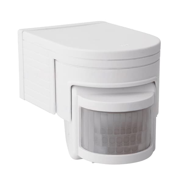 Utomhus PIR skymningsrörelsesensor SLICK vit 12m Kanlux 8390