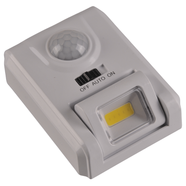 Rörlig LED-underskåpslampa med rörelsesensor, AAA-batteridriven, Polux 322098