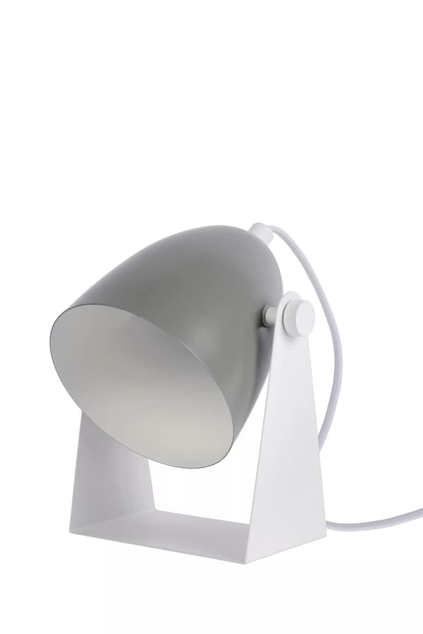 Bordslampa grå vit spotlight E14 Chago Lucide