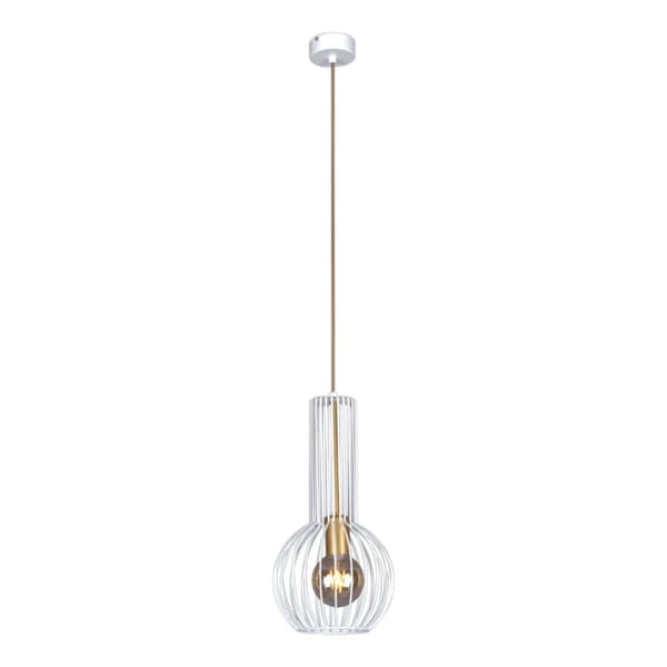 Kaja ARVI K-4525 moderne hvid-guld pendel