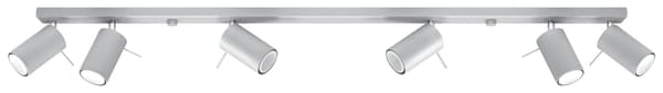 Kattovalaisin RING 6L Harmaa Sollux Lighting SL.0454