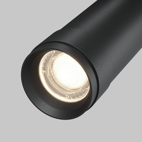 Bevægelig loftspot sort neutral lysfarve LED 12W Focus Zoom Maytoni