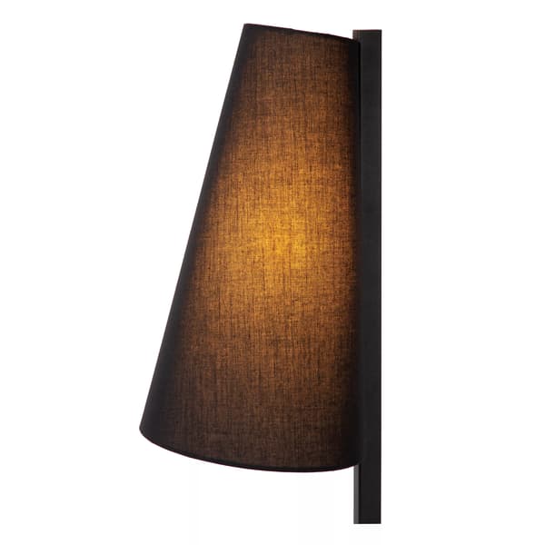 Sort bordlampe med skærm 56 cm E27 Gregory Lucide
