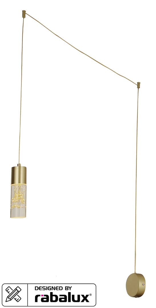 LED vægpendel 4W guld 6560 Floresta Rabalux