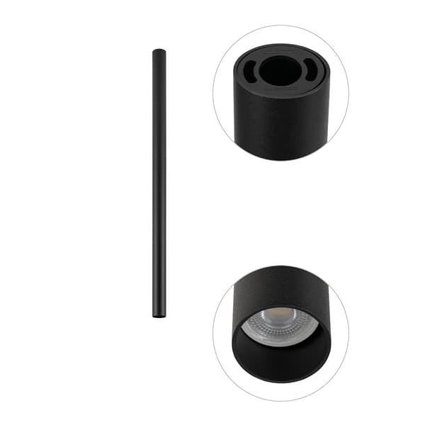 Spotlampe Nowodvorski 10821 FOURTY GU10 sort