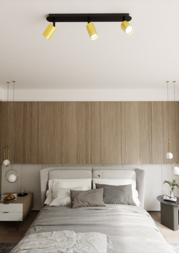 LOFTLAMPE Emibig 3xGU10 30W ZEN 3 SORT 622/3
