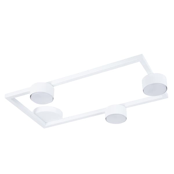 Loftlampe moderne hvid rektangulær runde spots til stue entre 3xGX53 12W FRAME Sigma Lighting