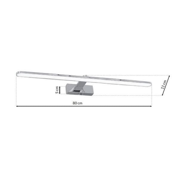 Seinävalaisin 1x16W LED SPLASH ML5722 Milagro IP44