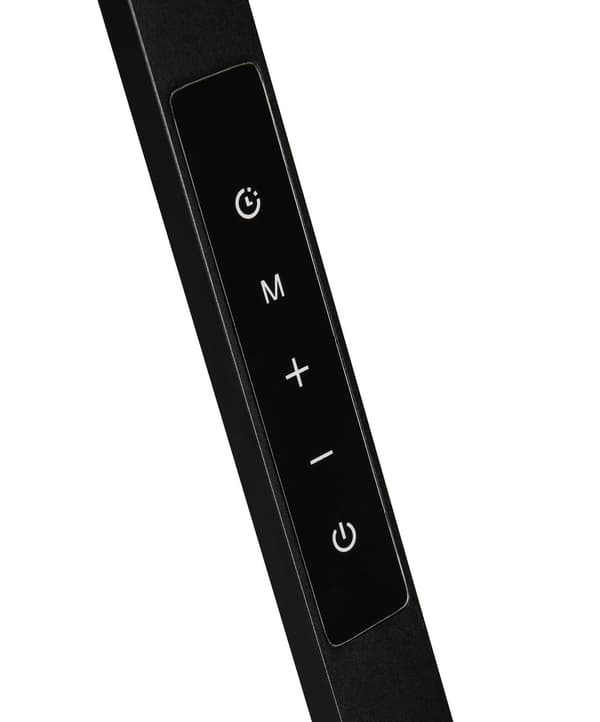 Bordlampe moderne sort justerbar touch timer LED 13.5W SERVO Trio