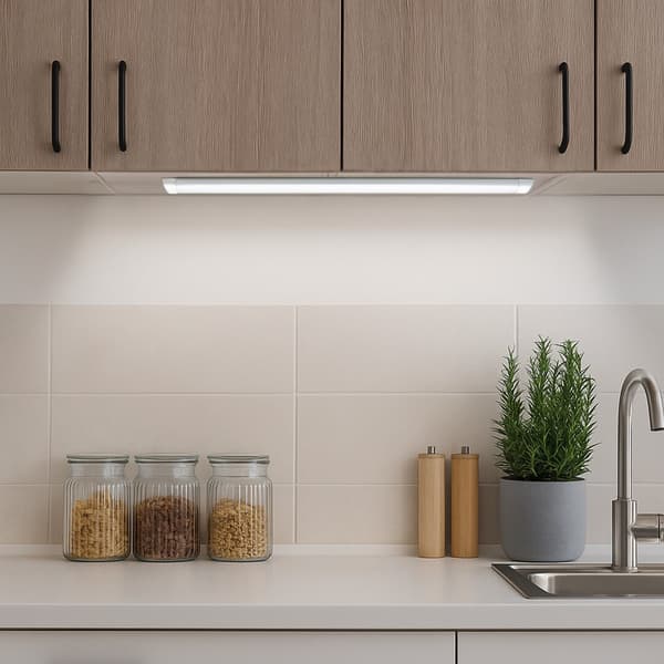 Köksskåpslampa vit rektangulär vit LED 18W Batten light2 Rabalux