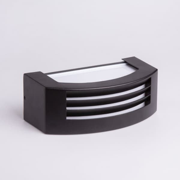 Udendørs væglampe 1xE27 IP54 aluminium sort Ecolight EC79083