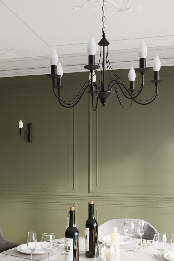 Væglampe MINERWA Sort Sollux Lighting SL.0220