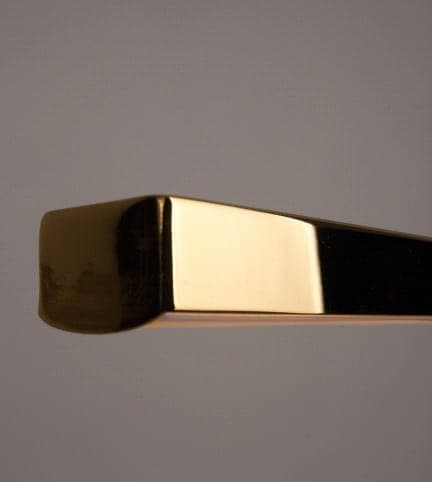 Moderne aflang pendel poleret guld TRIO LED 12W P0425D Maxlight