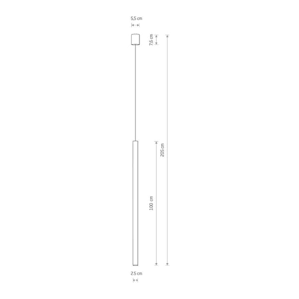 Pendellampe lysekrone LED Nowodvorski LASER messing 8434