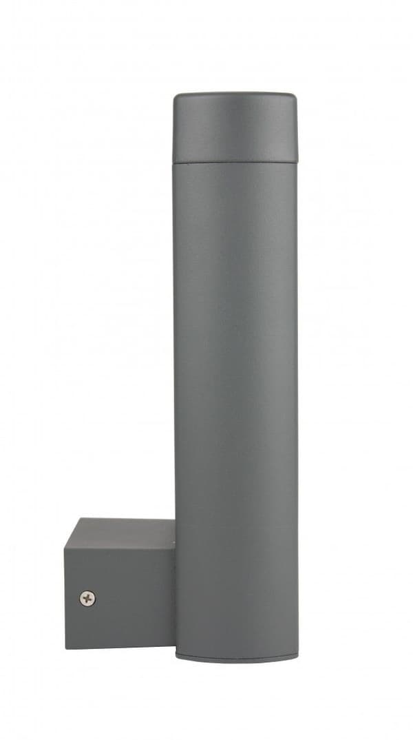 LED-ulkoseinävalaisin 8W tummanharmaa IP54 SU-MA Evo GL15404