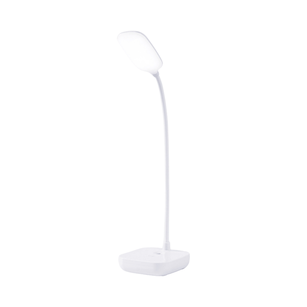 Moderne hvid bordlampe med fleksibel arm LED 7W Zuma Line
