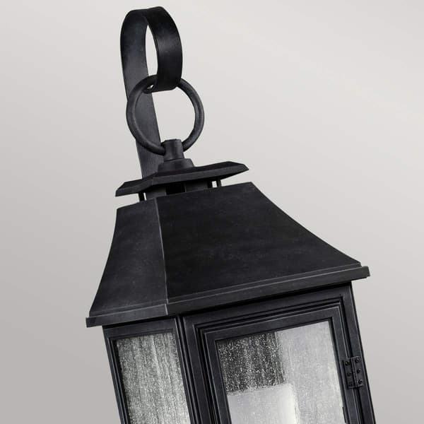 Ulkoseinävalaisin 41 cm Tumma vanhennettu sinkki E27 60W Shepherd Feiss