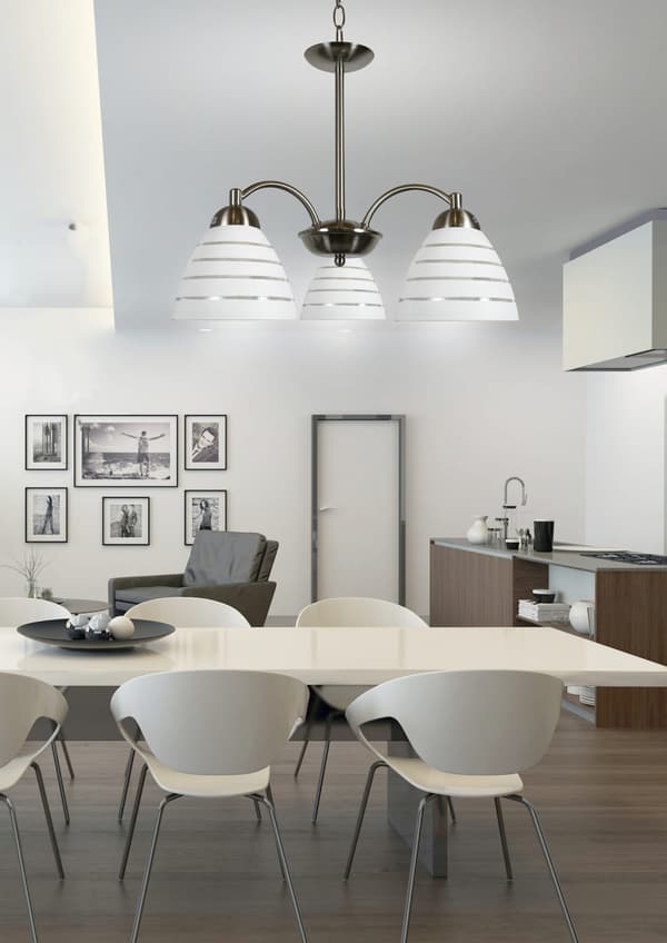 Candellux ULI 33-66152 lysekrone sølv