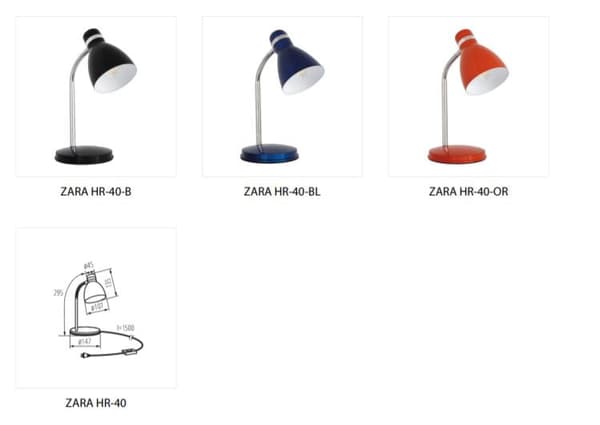 Kanlux ZARA skrivebordslampe model 7561