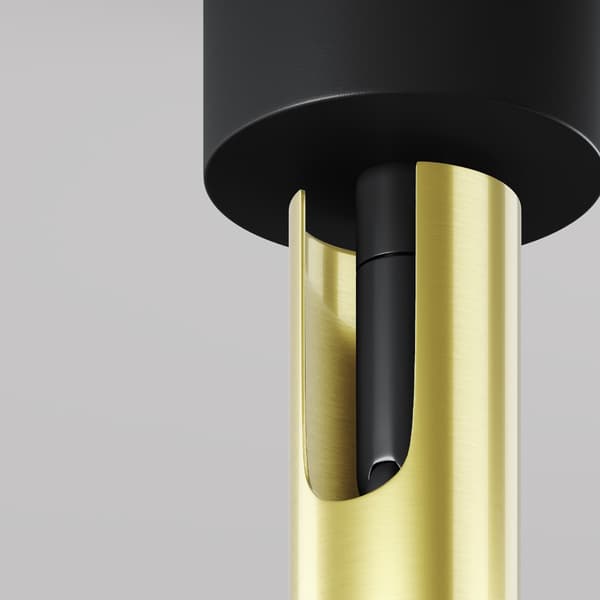 Moderne sort rund rør LED 6W FOCUS T Maytoni Technical loftspot
