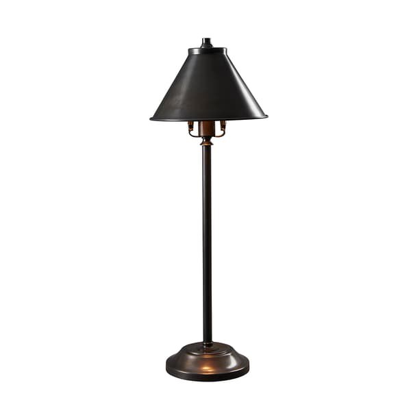 Bordlampe / skrivebordslampe retro Provence gammel bronze Elstead