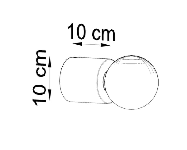 SALGADO-seinävalaisin, luonnonpuu, Sollux Lighting SL.0673