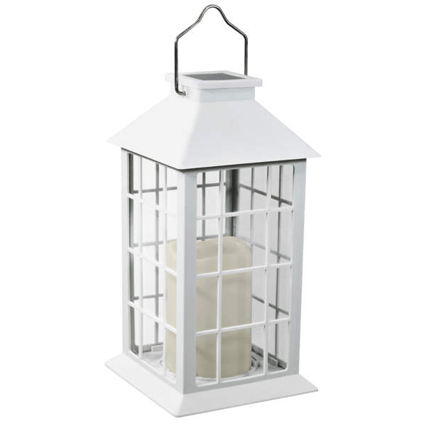 LED solcellelampe hvid 27cm LANTERNE 309341 Polux