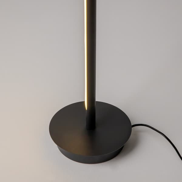 Moderne sort gulvlampe med LED-lysstick 14W THIN Maytoni