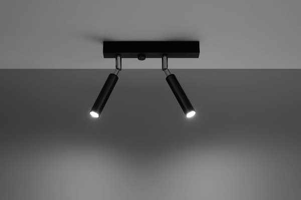 EYETECH 2 sort loftskinne Sollux Lighting SL.0898