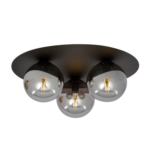 Emibig loftlampe 3xE14 40W SOLAR 3 SORT/GRAFIT 1128/3